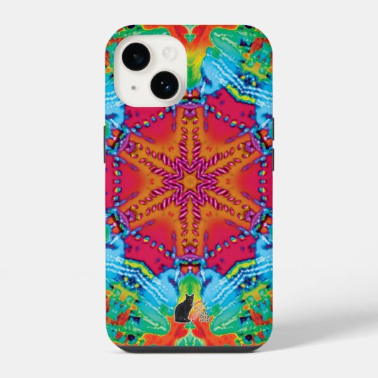 ステッチ カレイドスコープ iPhoneケース (裏面)