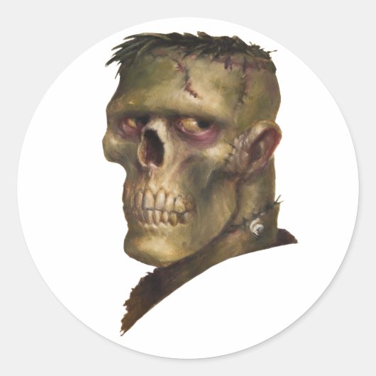 ステッチ ラウンドシール (正面)