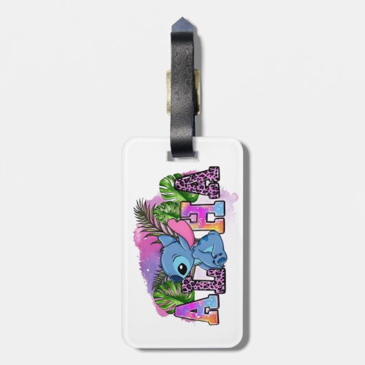 ステッチ ラゲッジタグ (裏面縦)