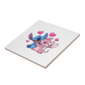 ステッチ&amp；エンジェルバレンタイン1 タイル (側面)