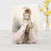 ステットソン結婚&レース素朴ズ： Vows カード (黄色い花)