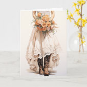 ステットソン&レース結婚ズ：ブーケ・ブリス カード (黄色い花)