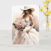 ステットソン&レース結婚ズ:レースでレースを締め付けた カード (黄色い花)