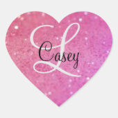 ステッパーソナライズされたカー ハートシール (正面)