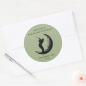 ステッパーソナライズされたカー バチェラーゴルフ週末 ラウンドシール (封筒)