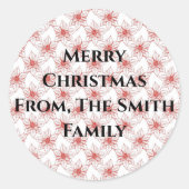 ステッパーソナライズされたカー ラウンドシール (正面)