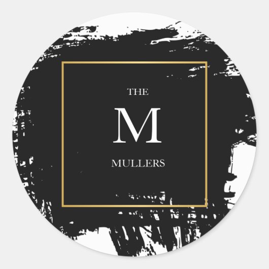 ステッパーソナライズされたカー ラウンドシール (正面)