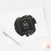 ステッパーソナライズされたカー ラウンドシール (封筒)