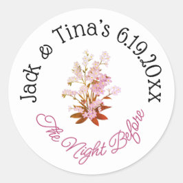 ステッパーソナライズされたク前の夜 ラウンドシール