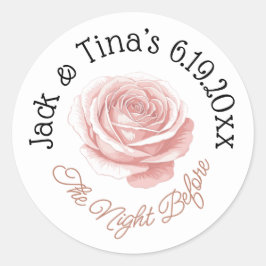 ステッパーソナライズされたク前の夜 ラウンドシール