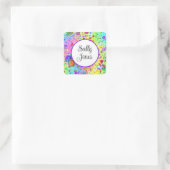 ステッパーソナライズされたク スクエアシール (バッグ)