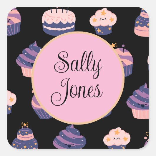 ステッパーソナライズされたク スクエアシール (正面)