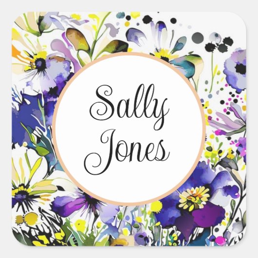 ステッパーソナライズされたク スクエアシール (正面)