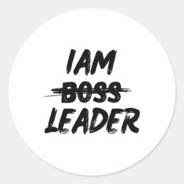 ステッパーソナライズされたクiamリーダーではないボス ラウンドシール