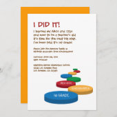 ステッピングストーンズ幼稚園/幼稚園卒業 招待状 (正面/裏面)