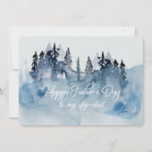 ステップお父さんへの父の日カード カード (正面)