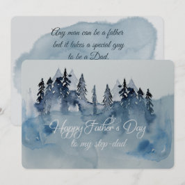 ステップお父さんへの父の日カード カード