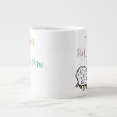 ステップのギフトパパ – ステップ最高ののパパ ジャンボコーヒーマグカップ (正面)