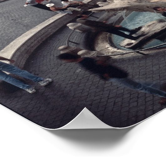 ステップまたはスペインのScalinataの表示 ポスター (角)