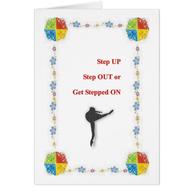 ステップを向上して下さい (正面)