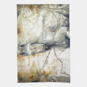 ステップを横切ってささやく キッチンタオル (縦)