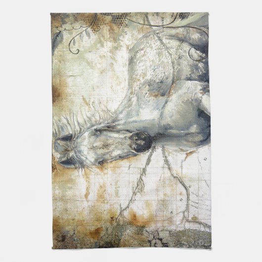 ステップを横切ってささやく キッチンタオル (縦)