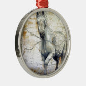 ステップを横切ってささやく メタルオーナメント (右)