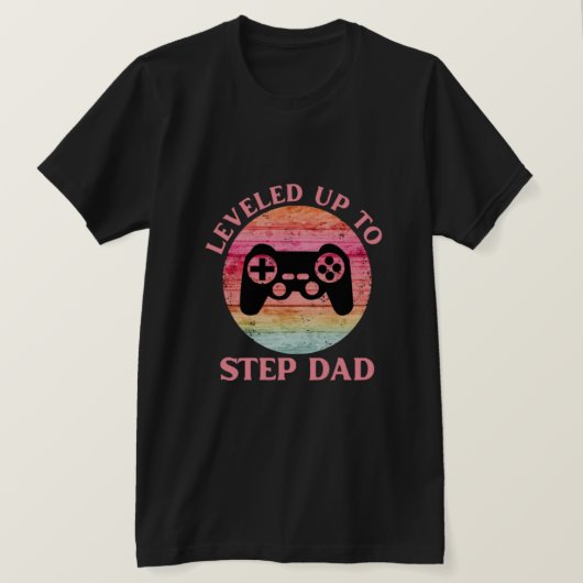 ステップアップパパゲームTシャツ Tシャツ (デザイン正面)