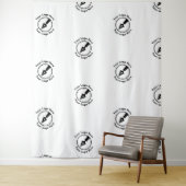 ステップアンドリピート 記名証明事業 ロゴ イベント 白 タペストリー (インサイチュ)