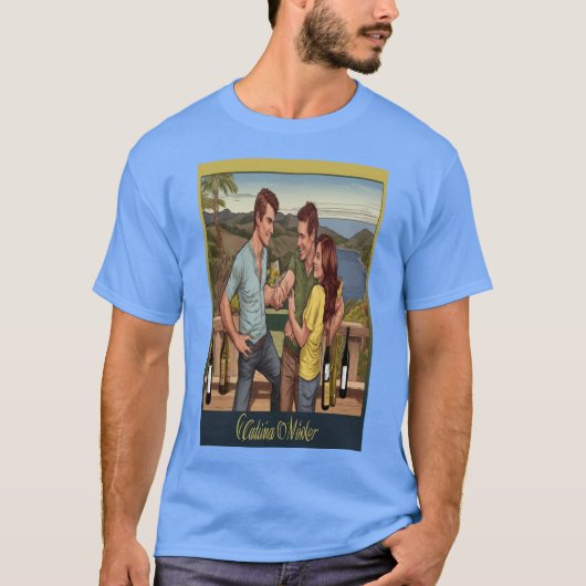 ステップカタリナワインミキサー Tシャツ (正面)