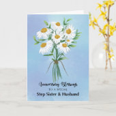 ステップシスターと夫結婚の記念日 カード (黄色い花)