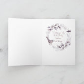 ステップシスターバードアンド蝶誕生日 カード (内部)