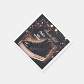 ステップシックシューガールスウィート16スニーカー誕生日 スタンダードカクテルナプキン (角)