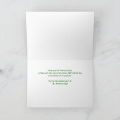 ステップソンSt patricks dayシャムロックのサメ カード (内部)