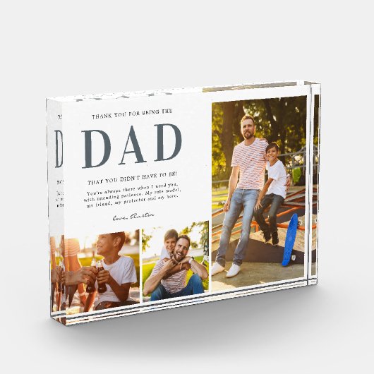 ステップダステプファーザー引用文 |写真付きコラージュ3 フォトブロック (左)