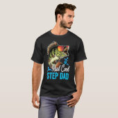 ステップダッドの漁師 父の日 フィギュア Tシャツ (正面フル)