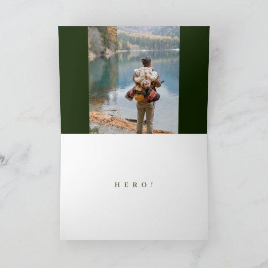 ステップダッドを何と呼ぶ？ 父の日のカード サンキューカード (内部)