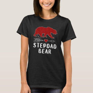 ステップダッド ベア バッファロー レッド プライド マッチング パジャマ ファミリー Tシャツ