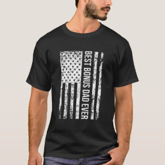 ステップダッド ベストボーナスダッドエブリフラグ ステップダッド用 Tシャツ