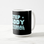 ステップダディ素材ステップダッドボーナスパパ父の日 コーヒーマグカップ (正面右)