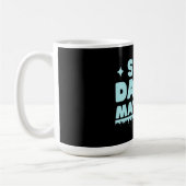 ステップダディ素材ステップダッドボーナスパパ父の日 コーヒーマグカップ (左)