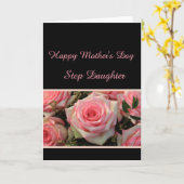 ステップドーターハッピーマザーズデイバラカード カード (黄色い花)