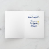 ステップドーター誕生日デイジーとワイルドフラワー カード (内部)