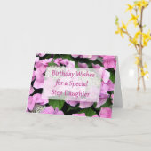 ステップドーター誕生日 カード (黄色い花)