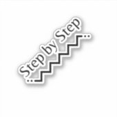 ステップバイステップビニールステッカー シール (正面)