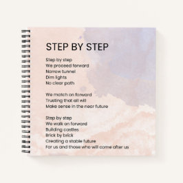 ステップバイステップ – エンパワーメント詩 ノートブック