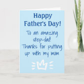 ステップパパおもしろいおとうさんの日 シーズンカード (正面)