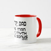 ステップパパおもしろいな人の神話のボーナス父の日のマグ マグカップ (正面右)