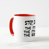 ステップパパおもしろいな人の神話のボーナス父の日のマグ マグカップ (正面左)