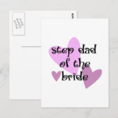 ステップパパの花嫁 ポストカード (正面/裏面)